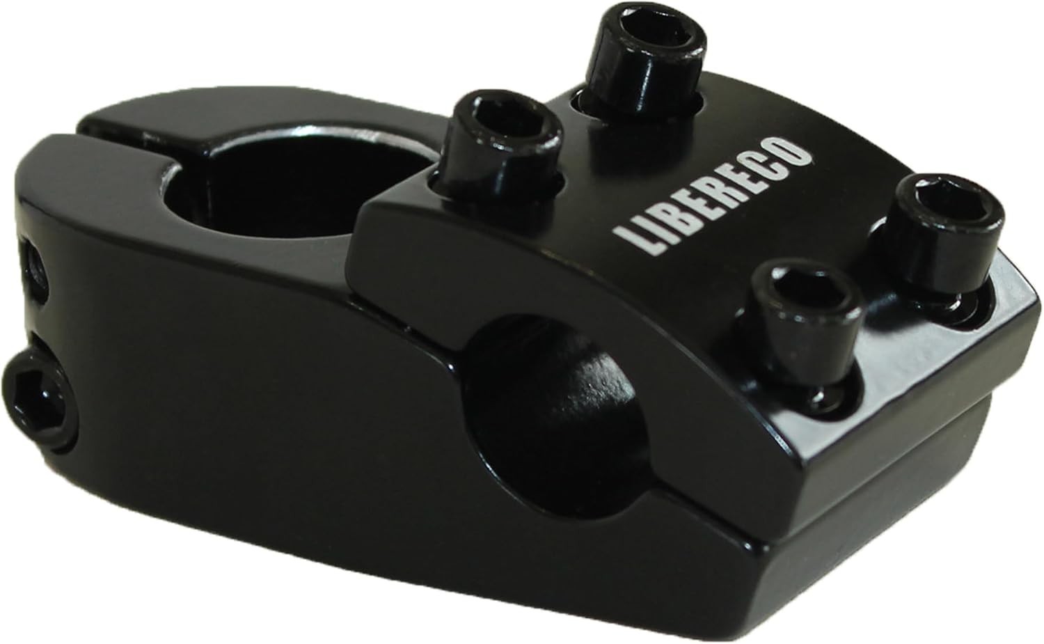 Libereco Aluminum Alloy BMX Stem:: Fits 22.2mm Handlebar & 28.6mm Fork Black