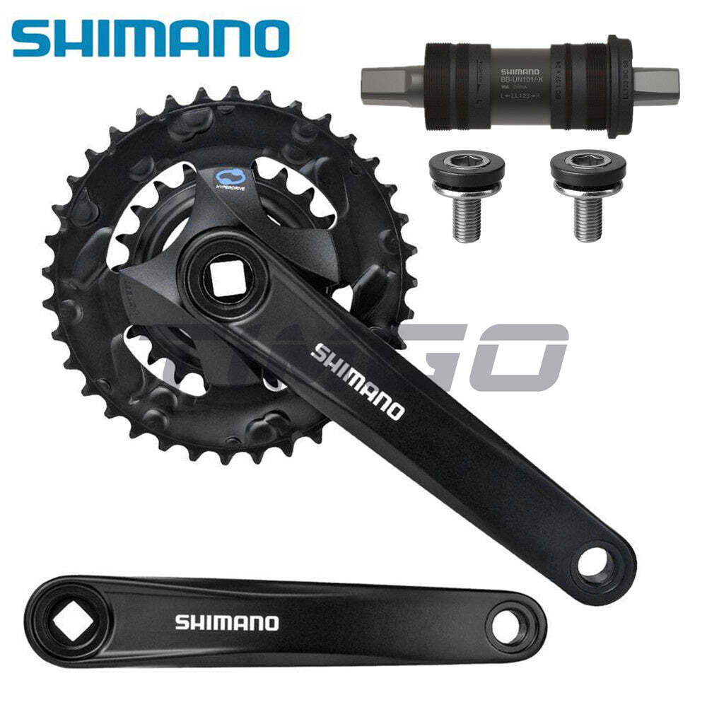 Shimano Altus FC-M315 2×7/8 Speed MTB Bike Crankset 36-22T 170mm BB-UN101