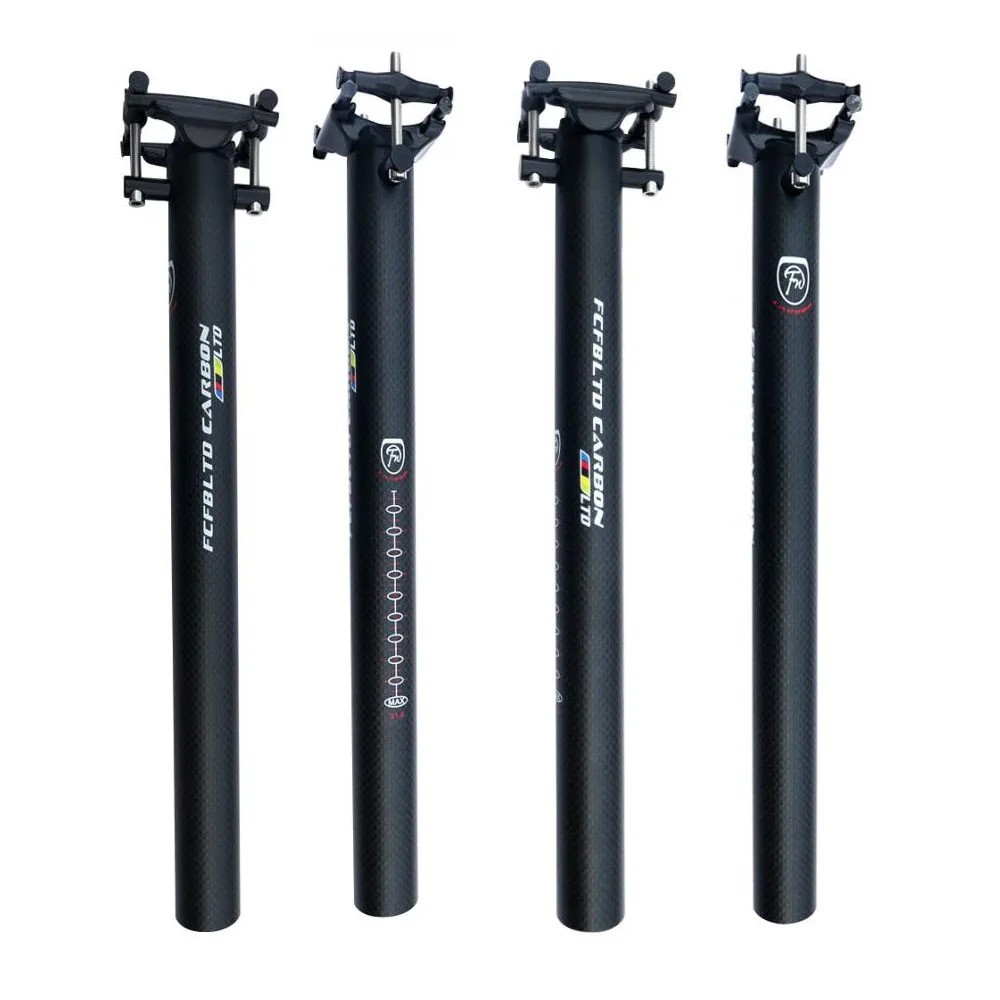 Super light Carbon MTB Road Bike Seatpost 27.2/30.8/31.6/33.9/34.9 *350/400mm