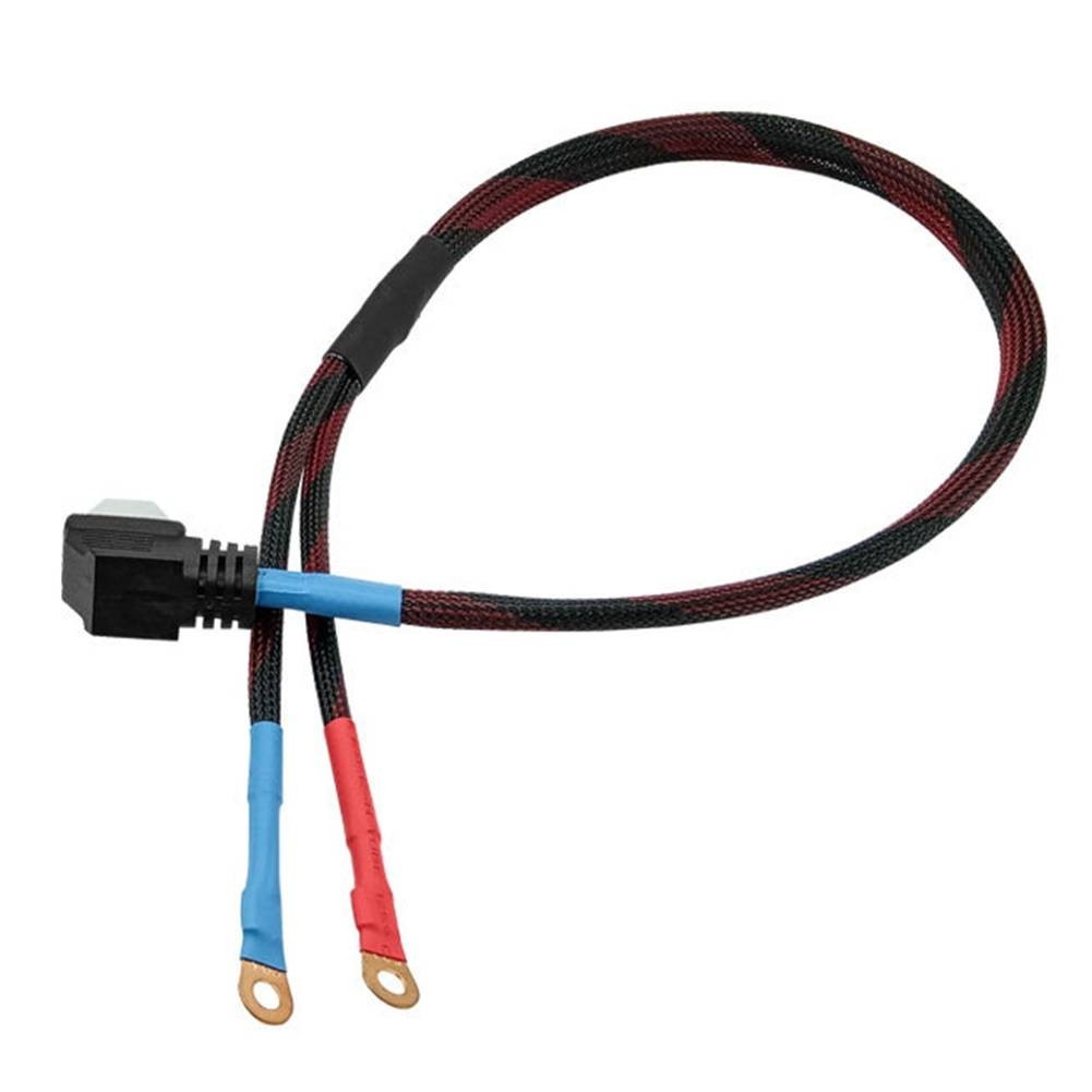 Electric Bike Charging Cord T shaped 1 Meter Length Black PVC Insulation