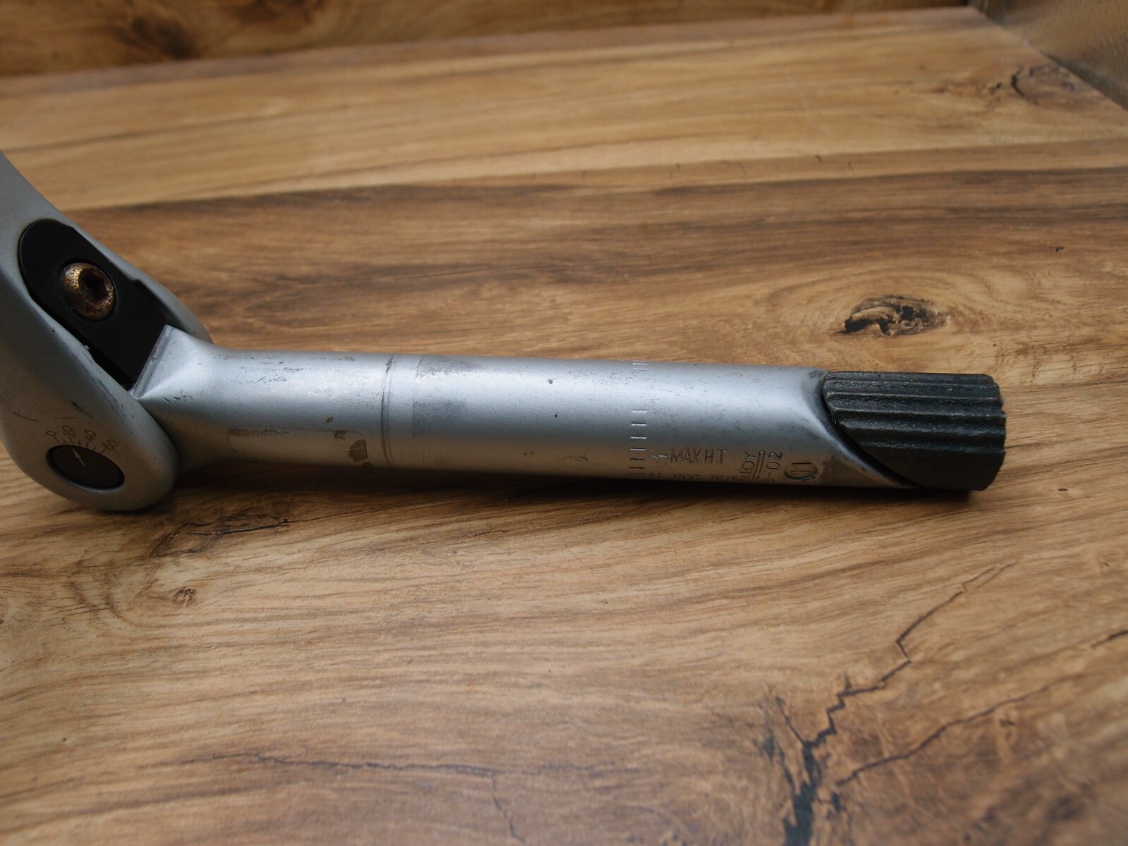 1998 steel riser handlebar Schauff + adjustable quill stem Tattoo Kalloy 25.4 mm