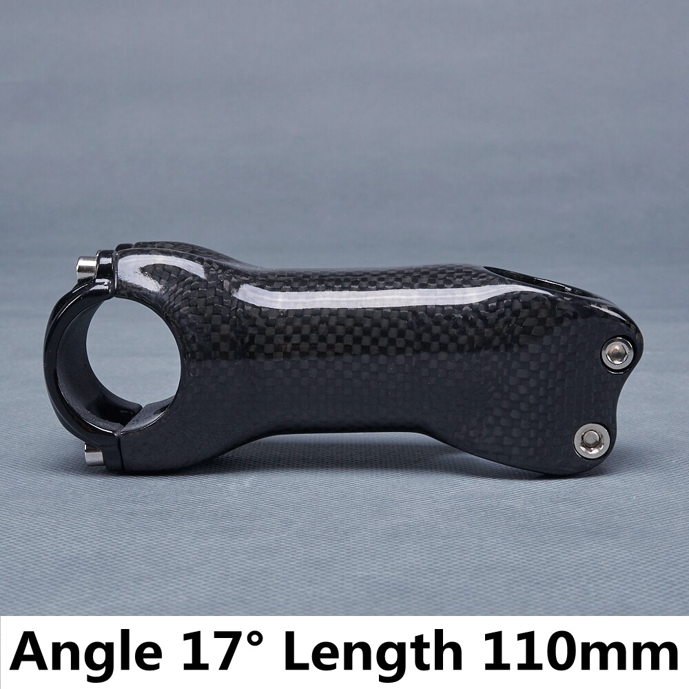 6/17° Carbon Fiber Stem for Road mtb Bike Stems 31.8*70/80/90/100/110/120/130mm
