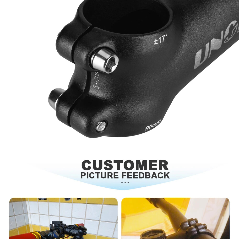 Ultralight Bike Stem Part 7 17 Degree Mountain Road Bicycle Stem 31.8mm 60-130mm