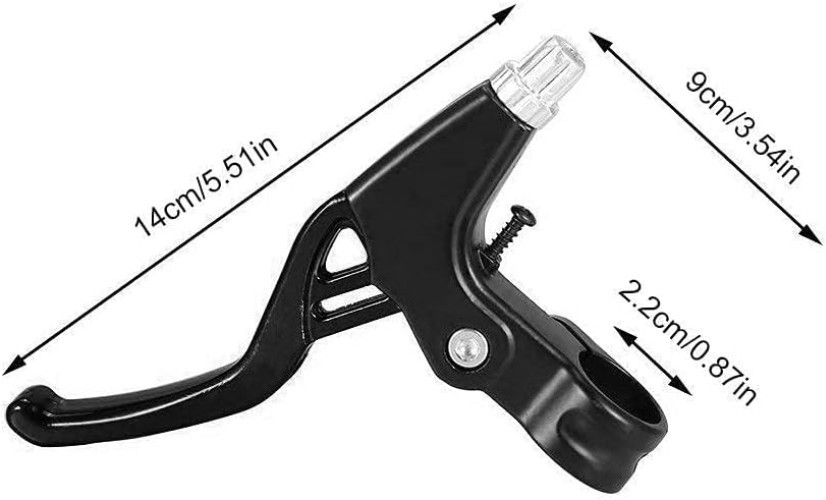 Ambidextrous Bike Brake Levers for Mountain & Road Bikes – Black & Sturdy
