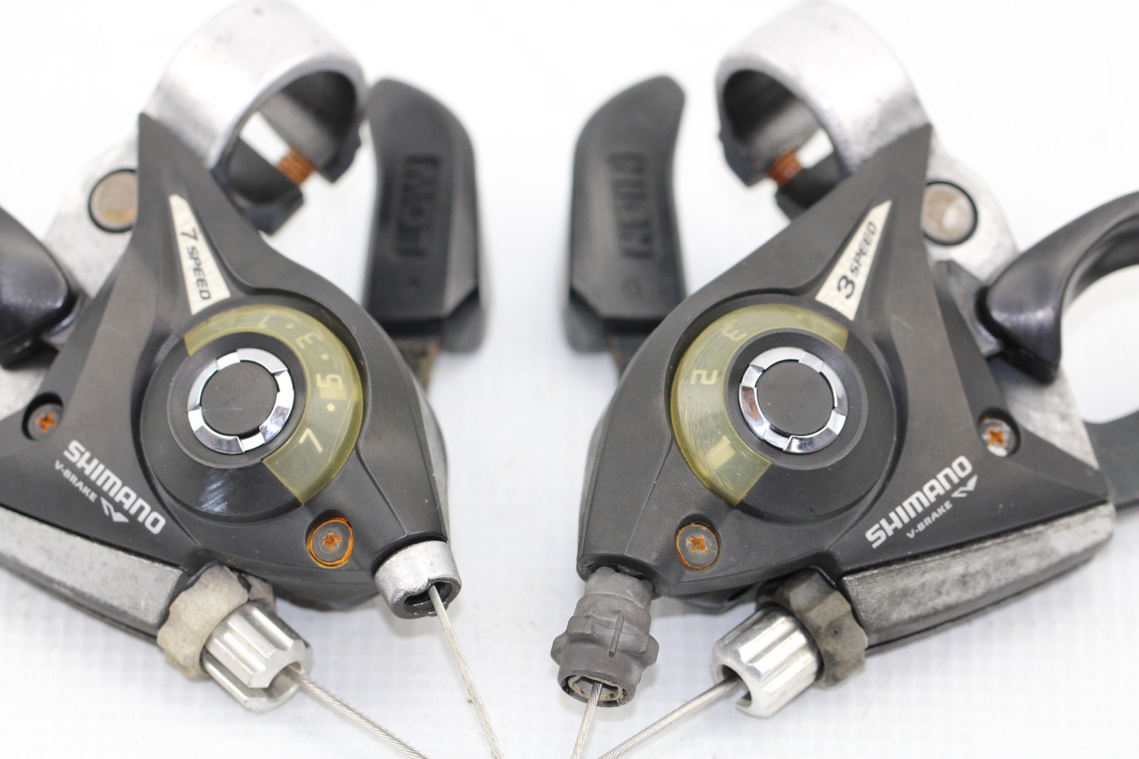 SHIMANO DEORE MTB SHIFTERS/BRAKE SET Left/Right Vintage 340g 3×7 ST-EF51