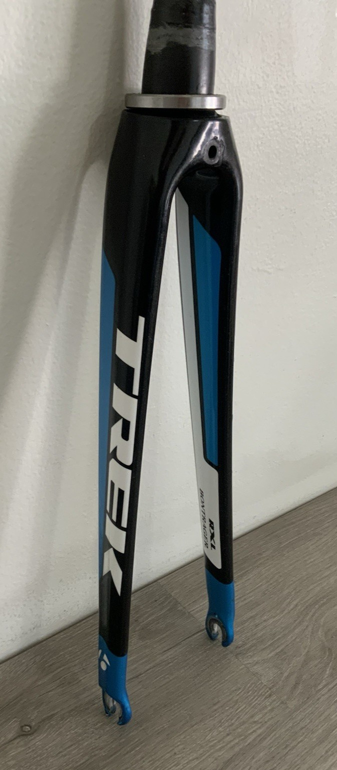 TREK RXL CARBON FORK 335 MM TAPERED STEERER 532 GRAMS 100 MM SPACING HEADSET