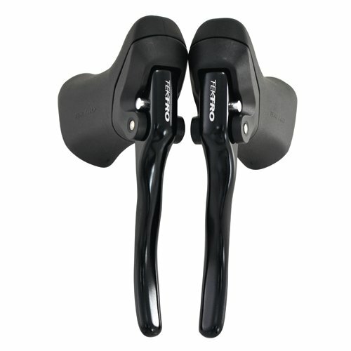 TEKTRO RL340 Brake Lever Set Road Bike 23.8mm & 24.2mm Rubber Hood Brake ,BK