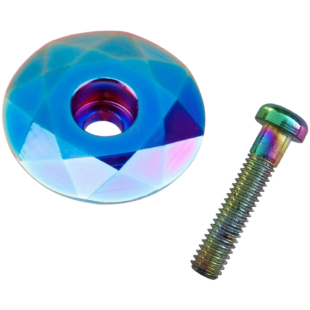 For 28.6mm Bike Headset Cap Aluminum Alloy Bowl Cover with Mounting Screws