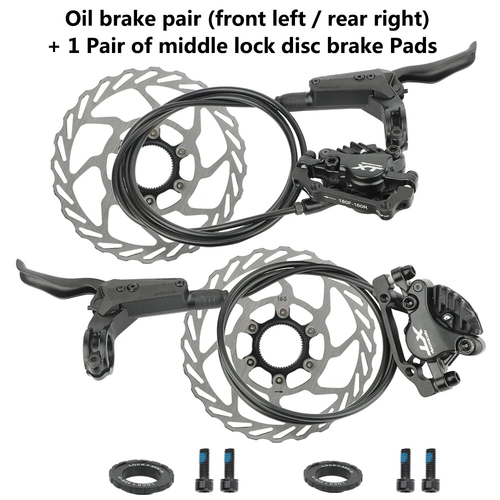 MTB Bicycle Hydraulic Disc Brake 800/1550mm Mountain Bike AM FR Oil Brakes