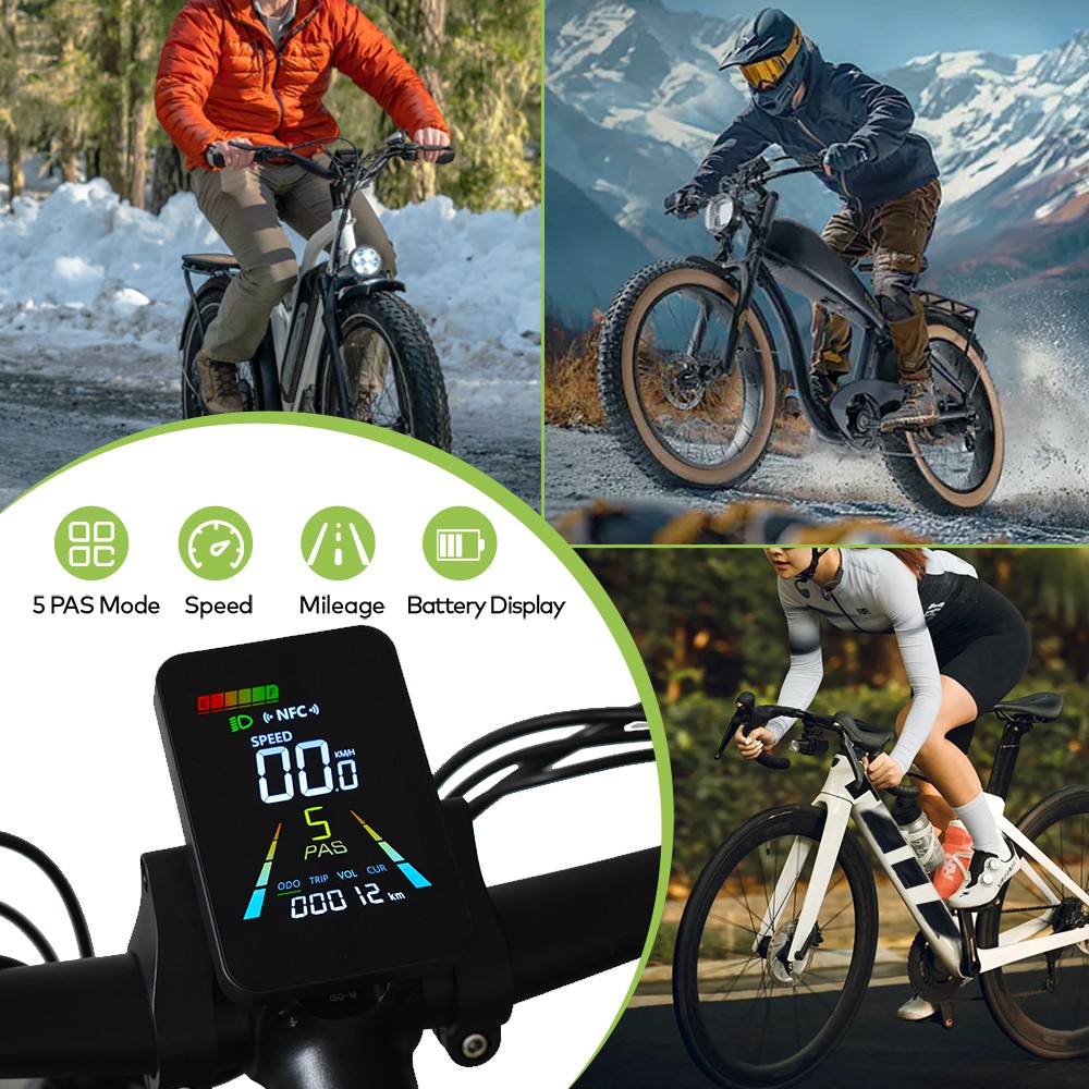 F3【UART2】Turn On The NFC EBike LCD Display Bicycle Speedometer Computer