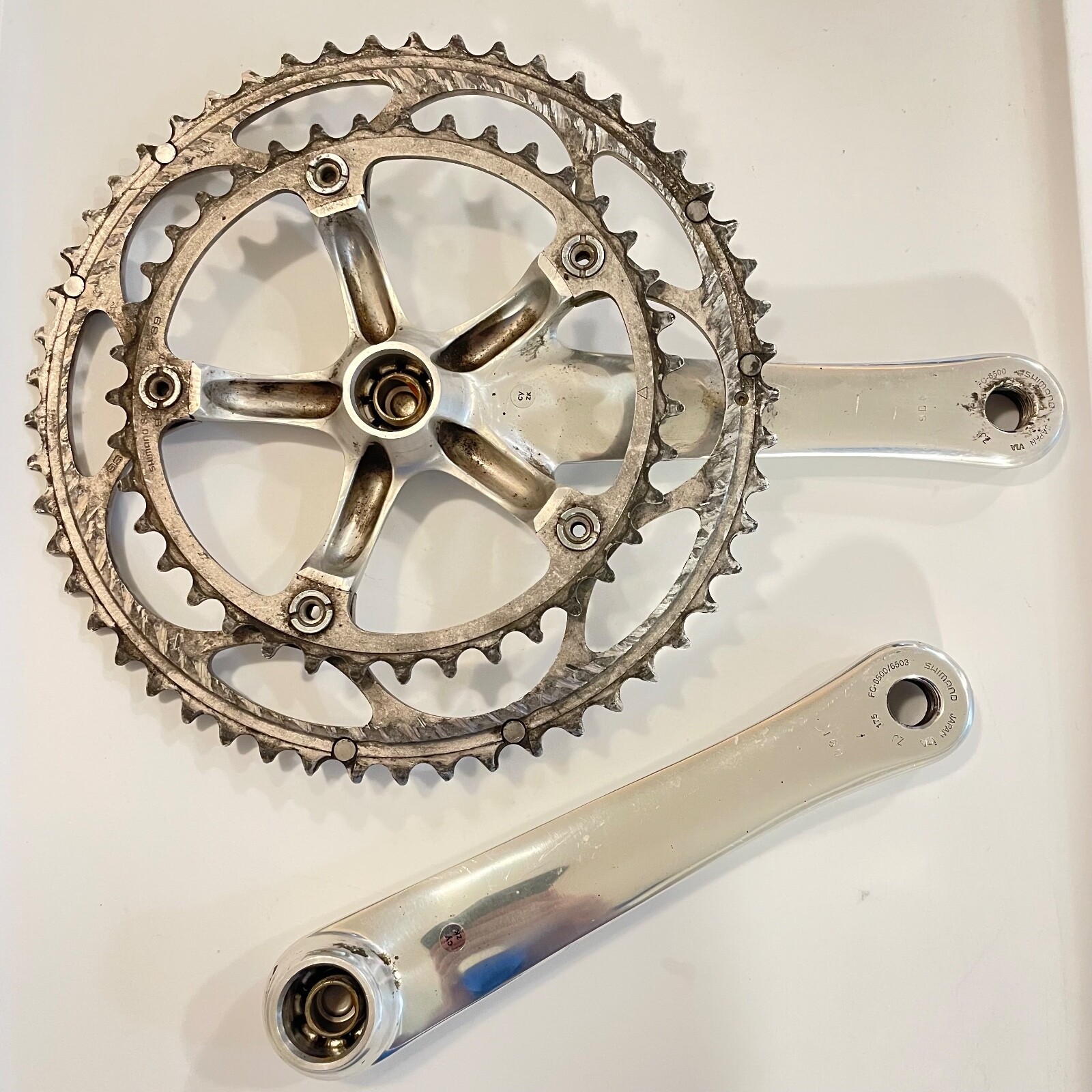 Shimano Ultegra FC-6500 Road Double 175 mm Crankset Octalink 53 / 39 T