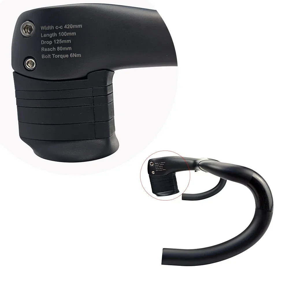 Carbon Internal Cable Routing Road Bike Mountain Integrated Handlebar Washer