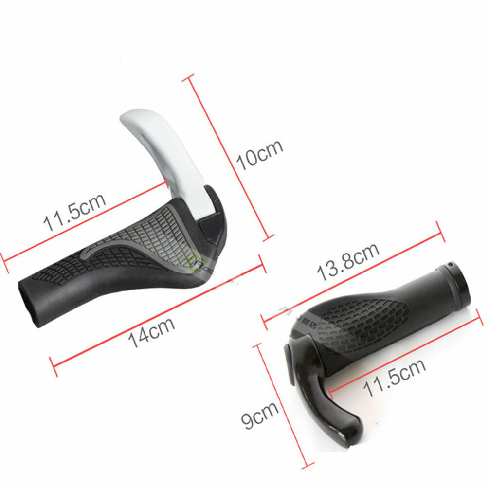 ROCKBROS MTB Bike Grips Cycling Handle Handlebar Soft End Bicycle Rubber Grips