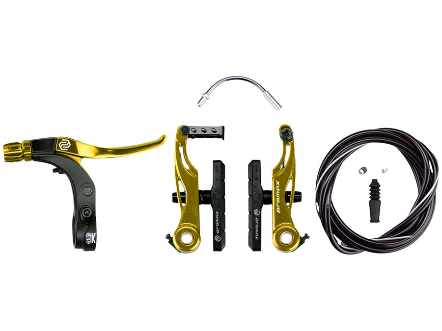 Promax P-1 Click Mini V-Brake Kit 85mm Gold