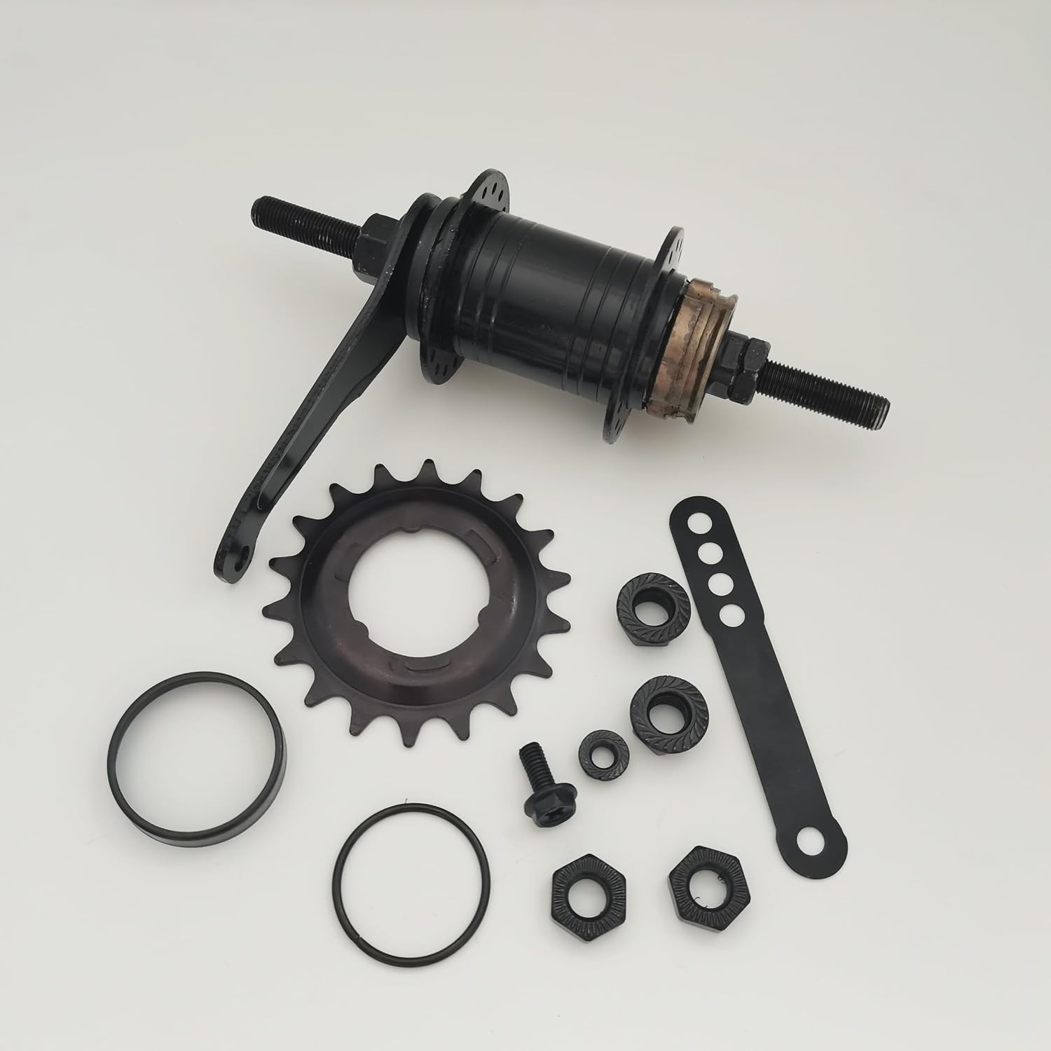 Black Bicycle Coaster Brake Hub/Bike Brake Rear Hub 32/36 Hole Stainless Steel