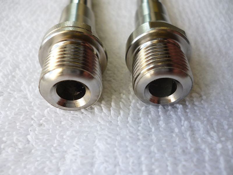 Pair of Titanium Pedal Spindles Axles for Keywin Carbon Pedals Size -3mm (52mm)