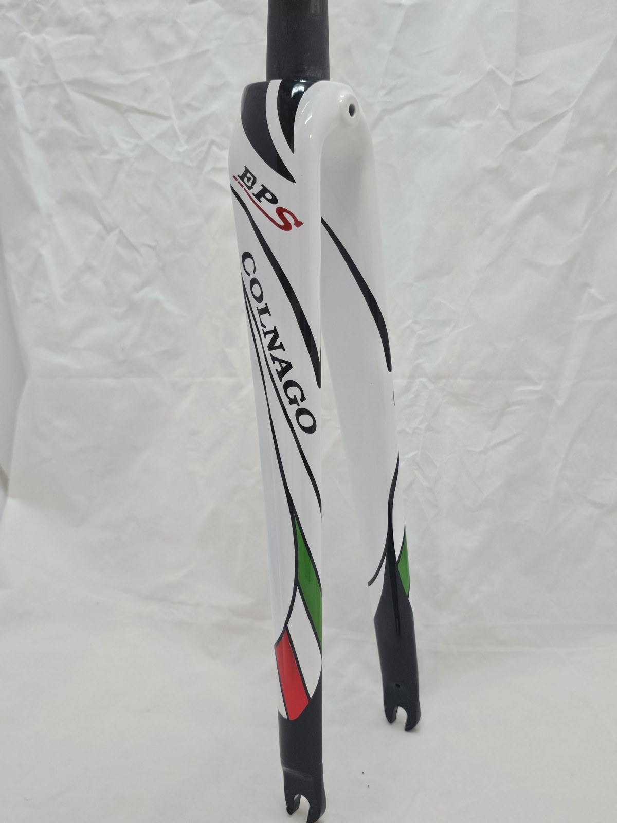 Colnago EPS Carbon Fork Tapered 1-1/8 to 1-1/4 700c White Italy 375g 330mm