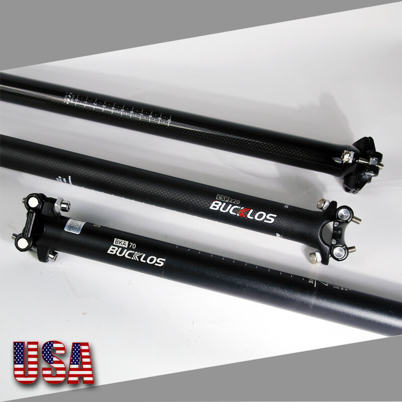 BUCKLOS/TOSEEK Seatpost 27.2/30.8/31.6mm Carbon/Aluminum Road MTB Bike Seat Tube