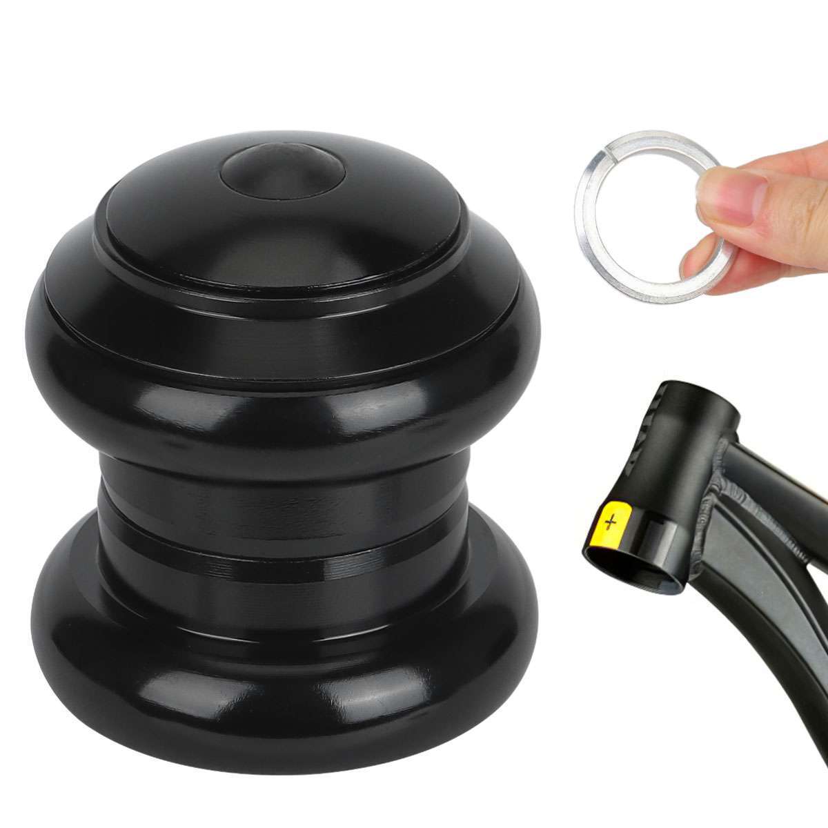 34mm Headset 1-1/8″ Threadless MTB Road Bike Sealed External Bearings Headset US