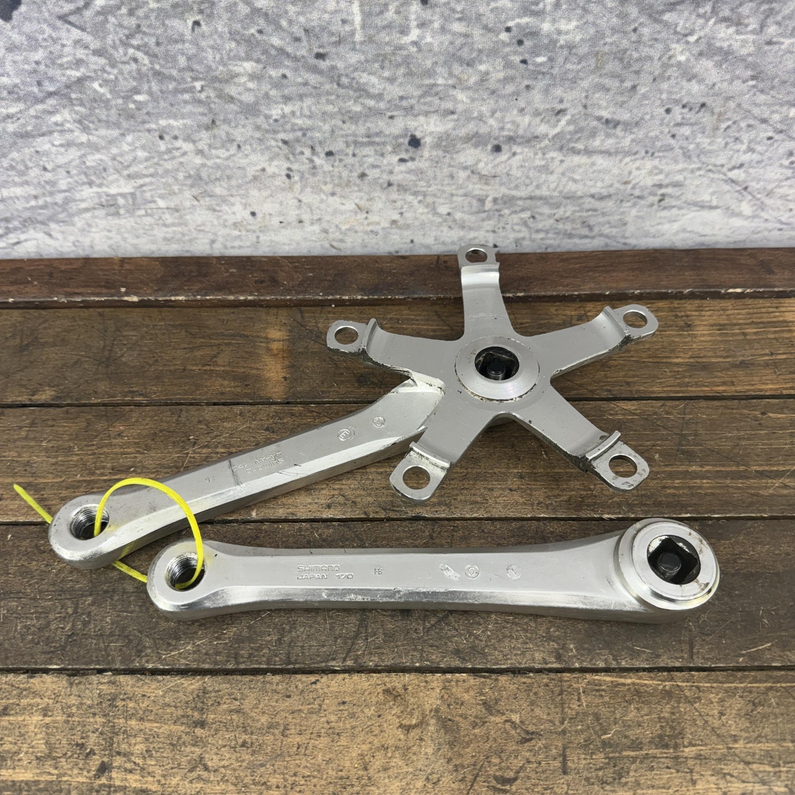 Vintage Shimano 600 Arabesque Crankset 170mm Old School BMX 130 BCD Japan