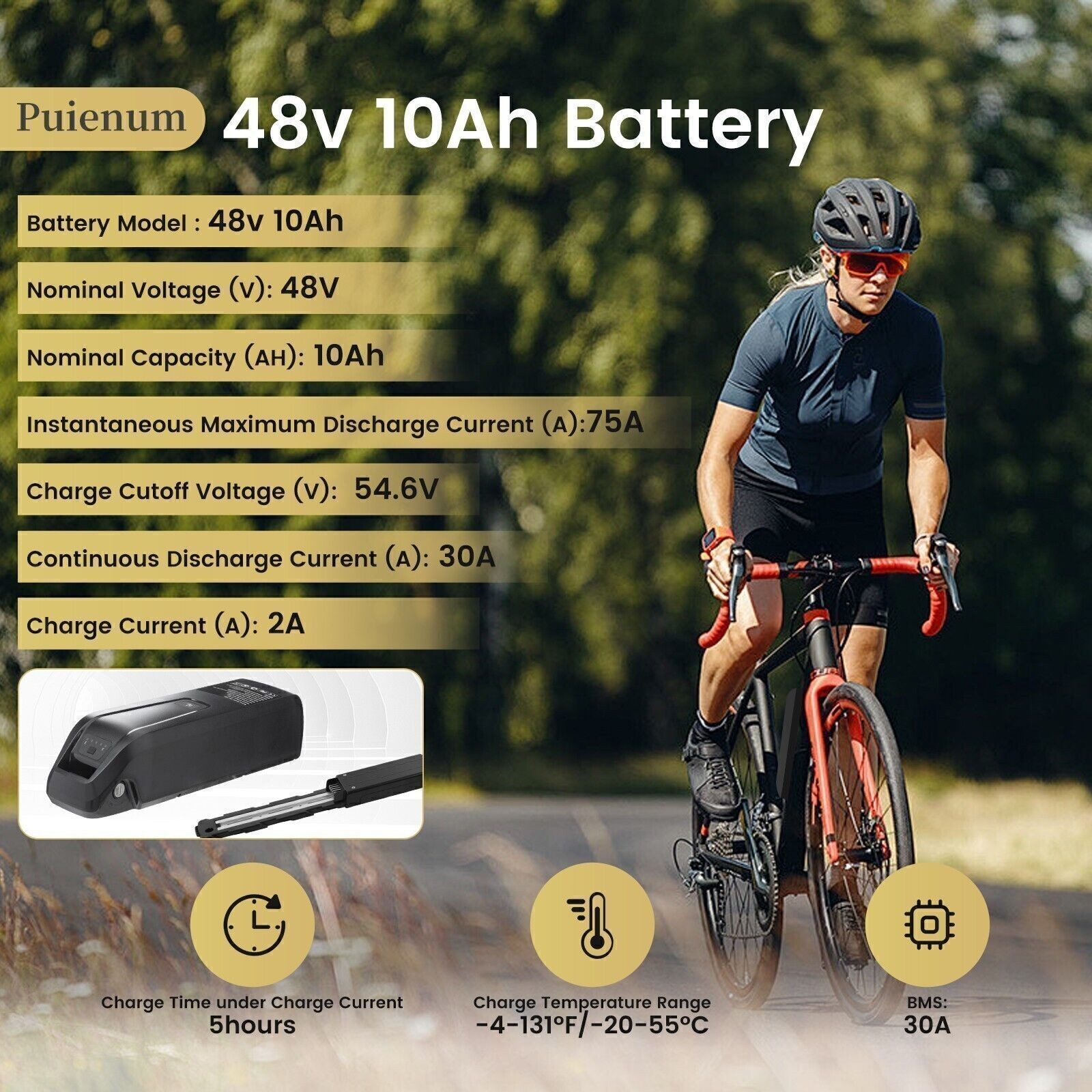 52V 48V 36V Hailong Battery 5Pin for≤2000W eBike Electric Bike Motor 30A/40A BMS