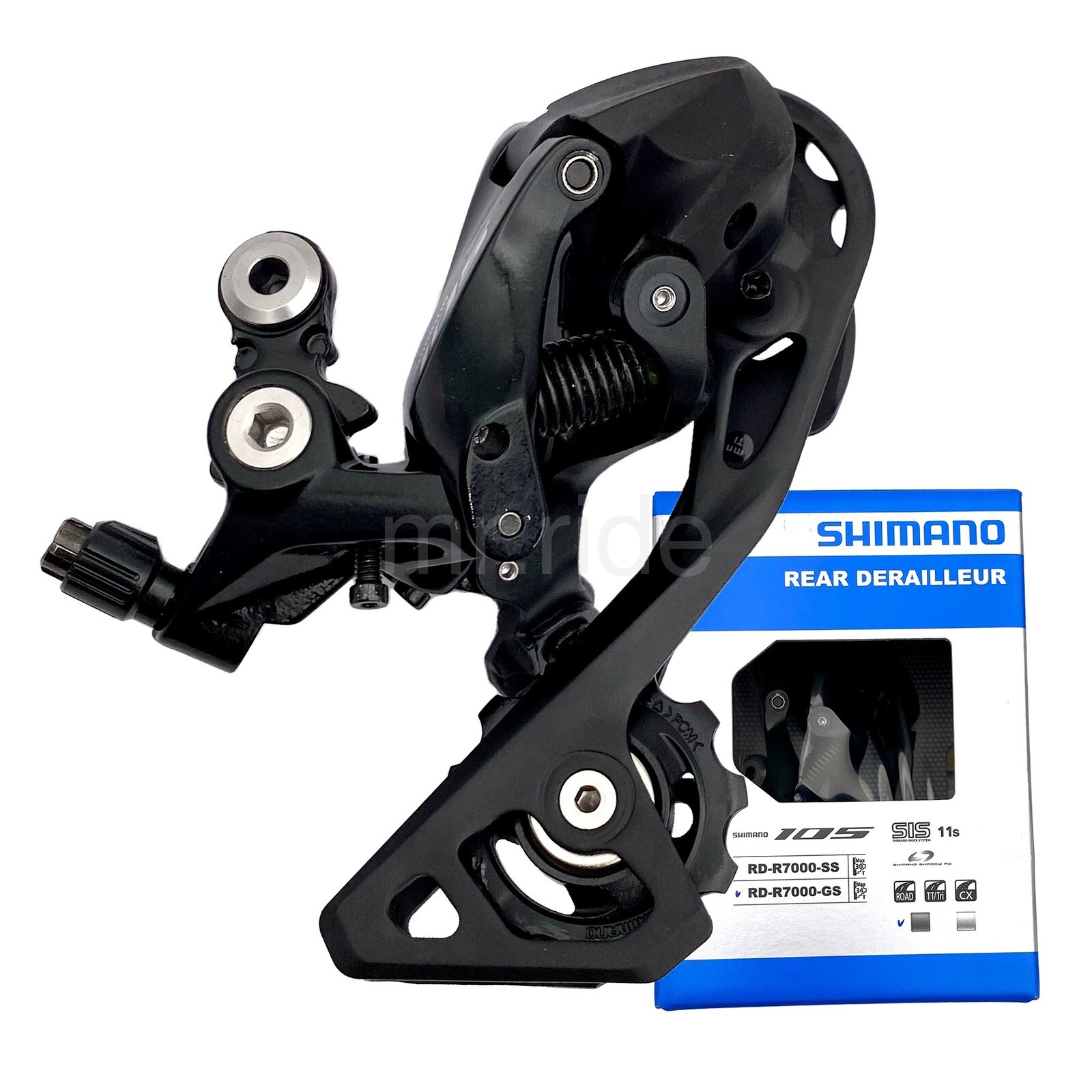 SHIMANO 105 RD-R7000-GS Road Bike Medium Cage Rear Derailleur 11S,IRDR7000GSL