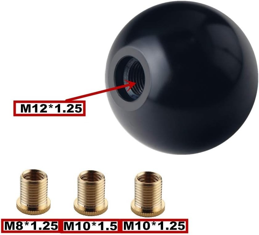 Aluminum 200 Grams Weighted Round Black/White Inlay Jail Prison 5 Speed Shift…