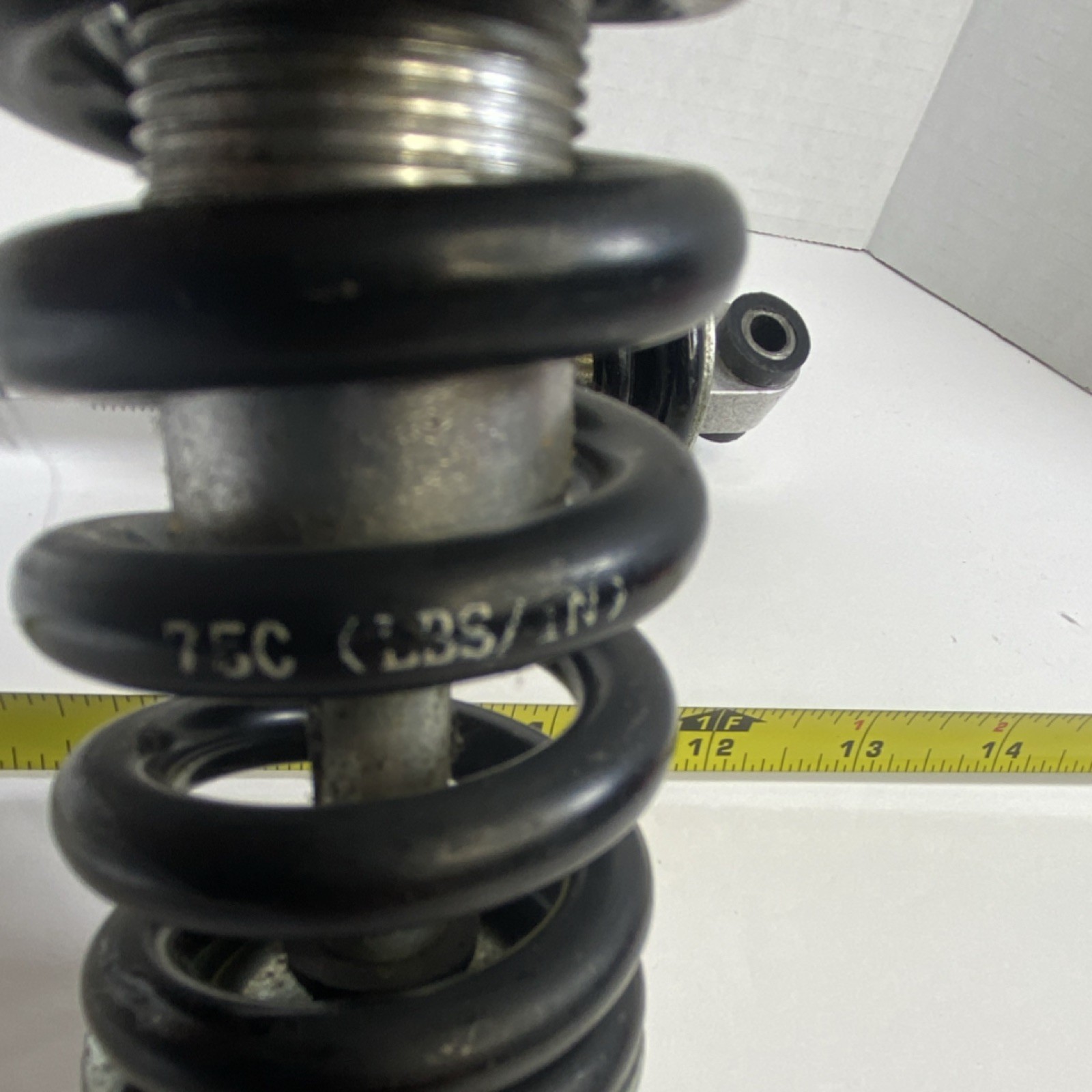 Best Shock B5-800A Rear Coil Shocks Set of 2, 5.5in Black Silver Steel Aluminum