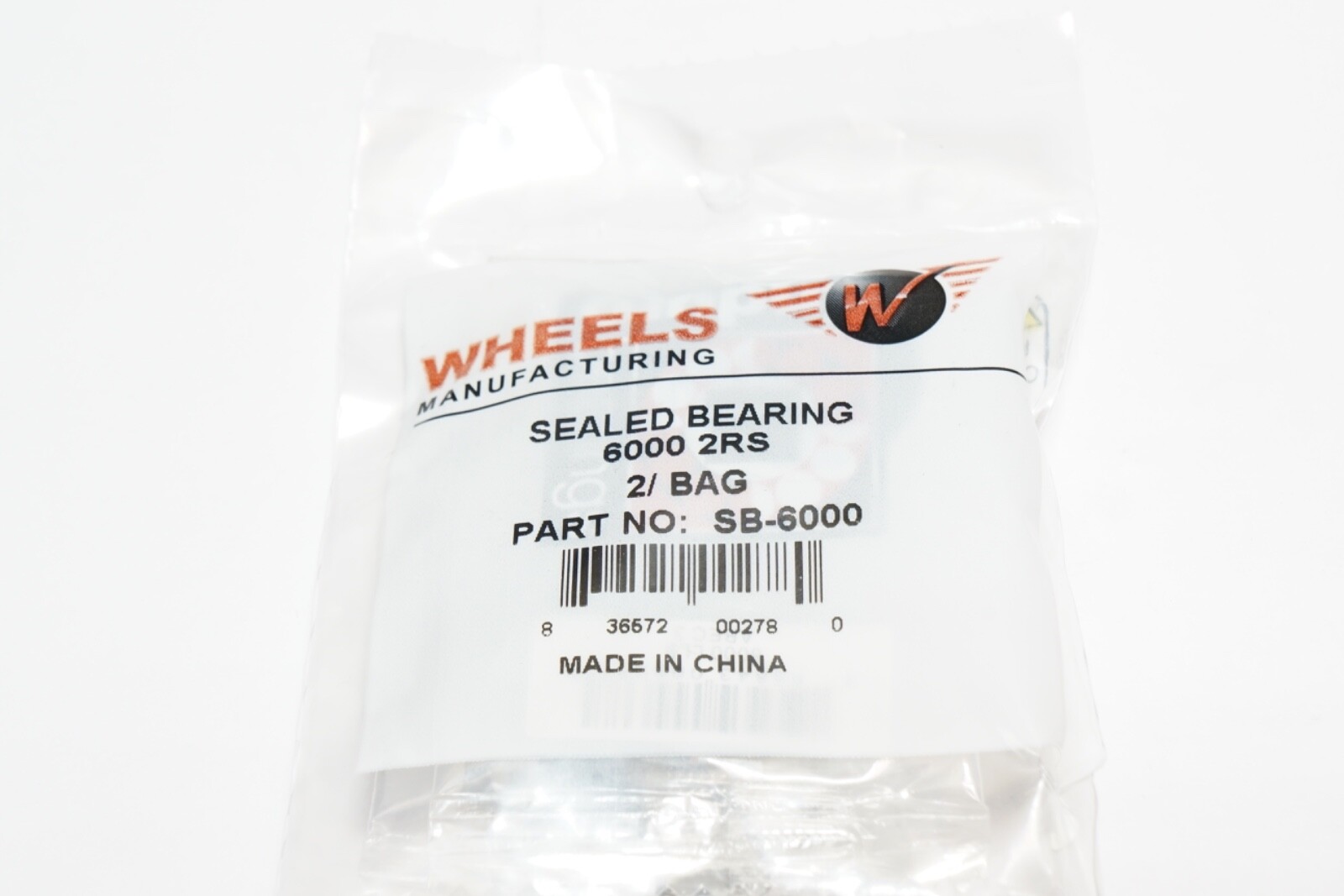 New 2 Pack Enduro ABI 6000 2RS Sealed Cartridge Bearing SB-6000 Ships FREE