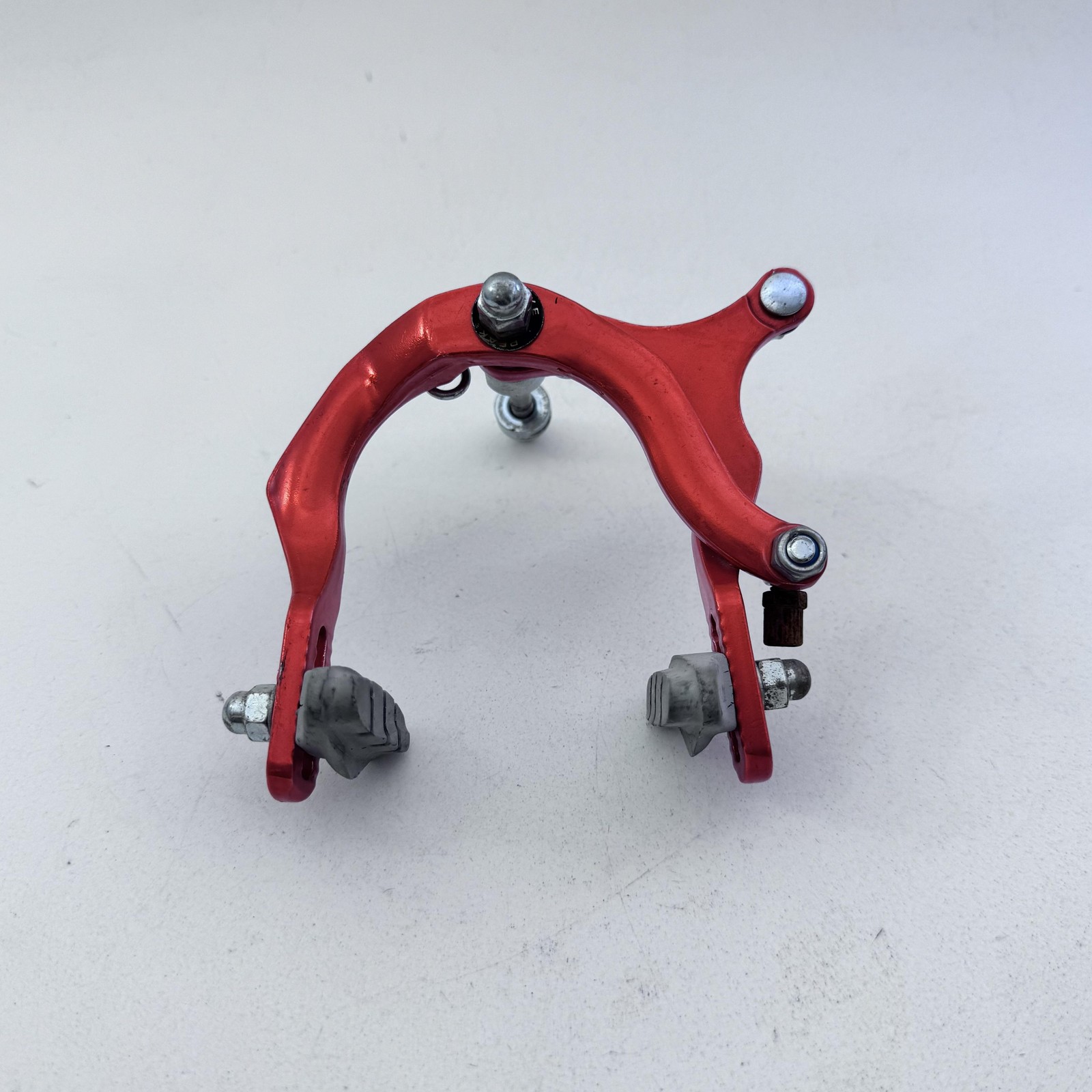 Peak Front Brake Caliper Side Pull Orange Alloy Single Pivot BMX Road A20