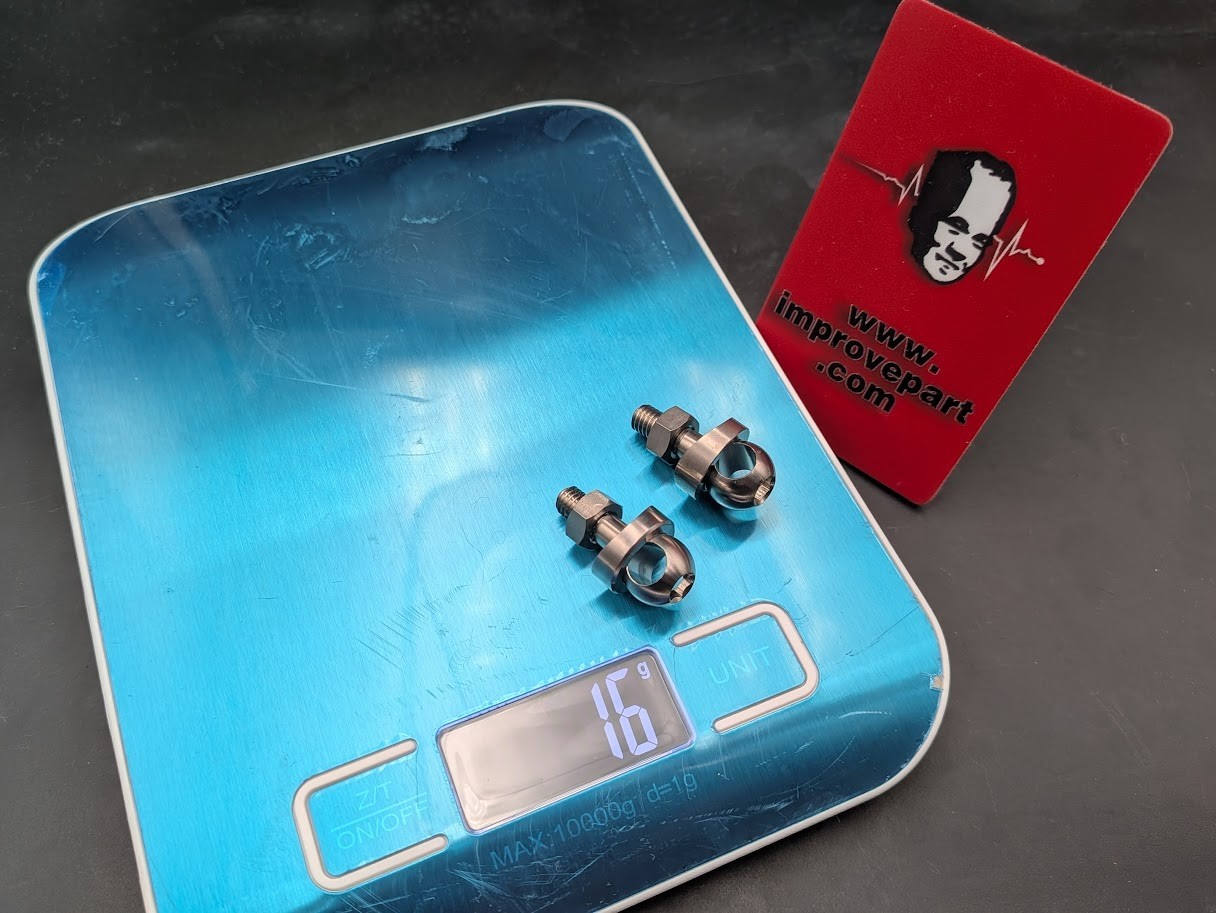 Grafton SHIMANO XTR M900 Titanium Cantilever Brake Mounting Screw Pad Clamp