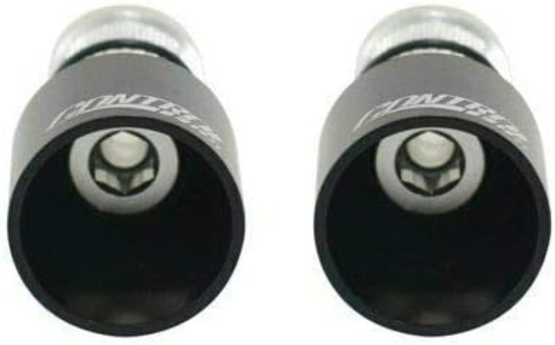 Lightweight Aluminum 20mm Handlebar Extensions with Weather Seals – 1 Pair
