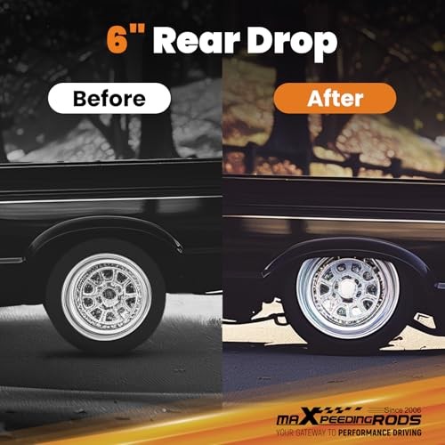 6″ Drop Rear Axle Flip Kit for Ford F-150 F-100 2WD 1965-1981 – Fits 2.75″
