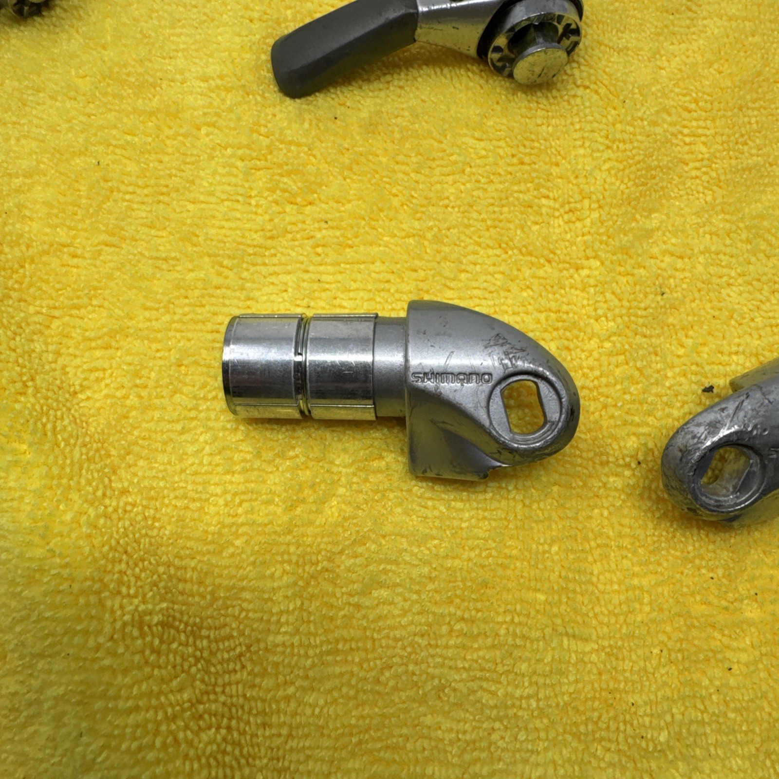 Shimano SL-BS64 8-Speed Bar End Shifter Set Road Bike Silver Aluminum