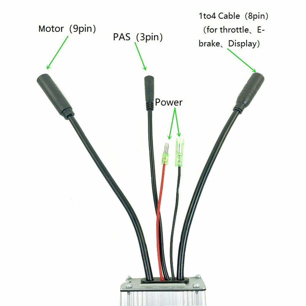 48V 36V 15A 350W Ebike Scooter Brushless Motor Controller For Electric Bicycle