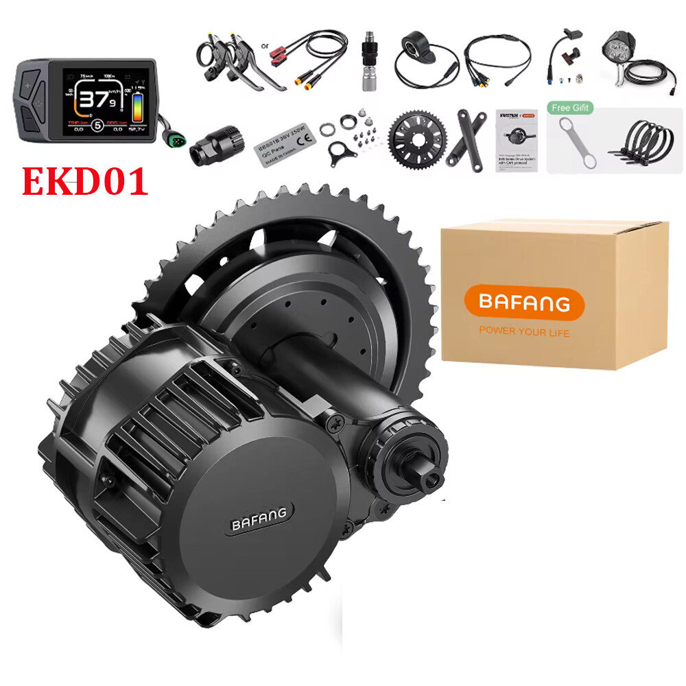 48V 1000W Bafang Mid Drive Motor Kit BBS03 Electric Bike Conversion Motor Kit US