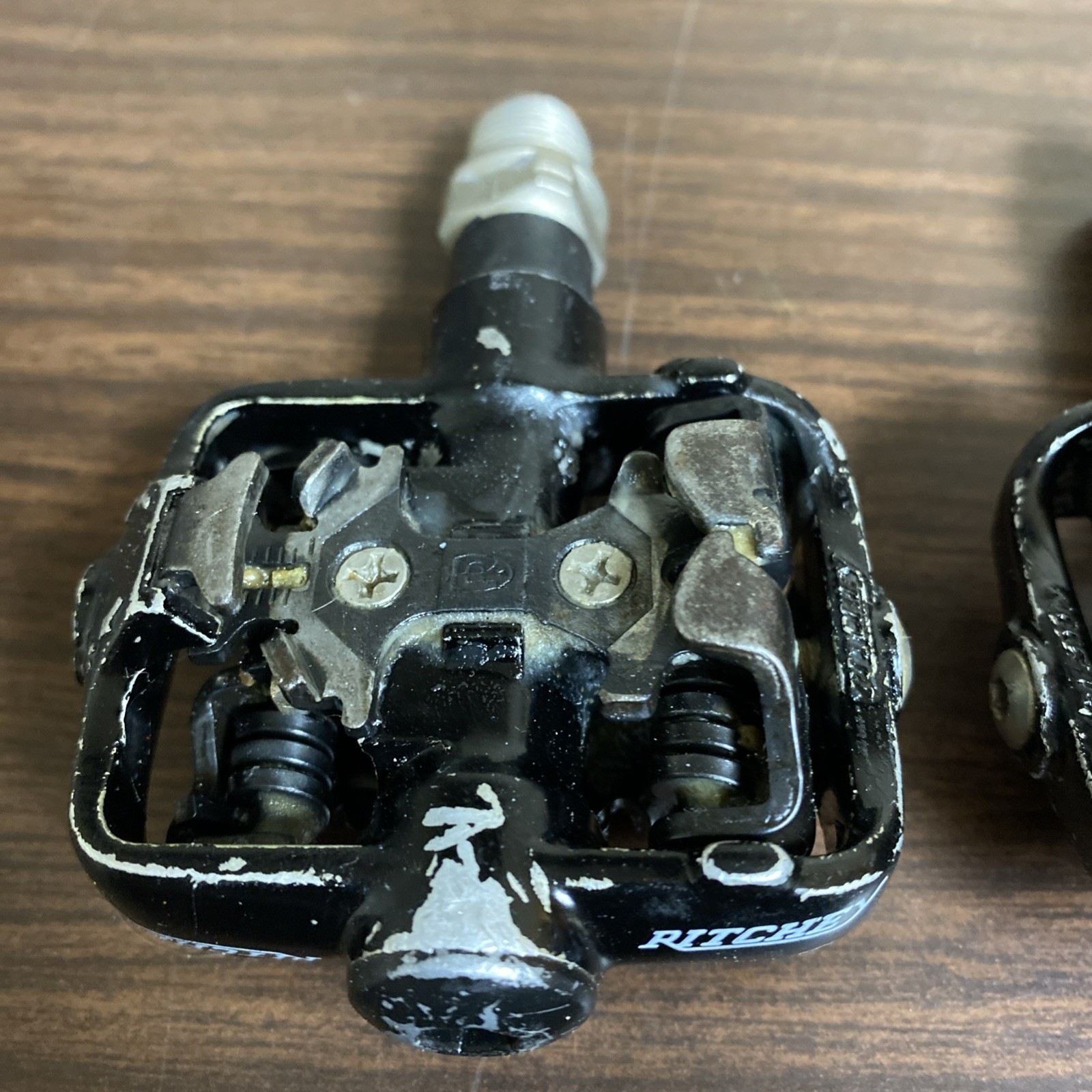 Time ATAC Alium Pedals Black RITCHEY vintage MTB USED LOT MISC CLEATS