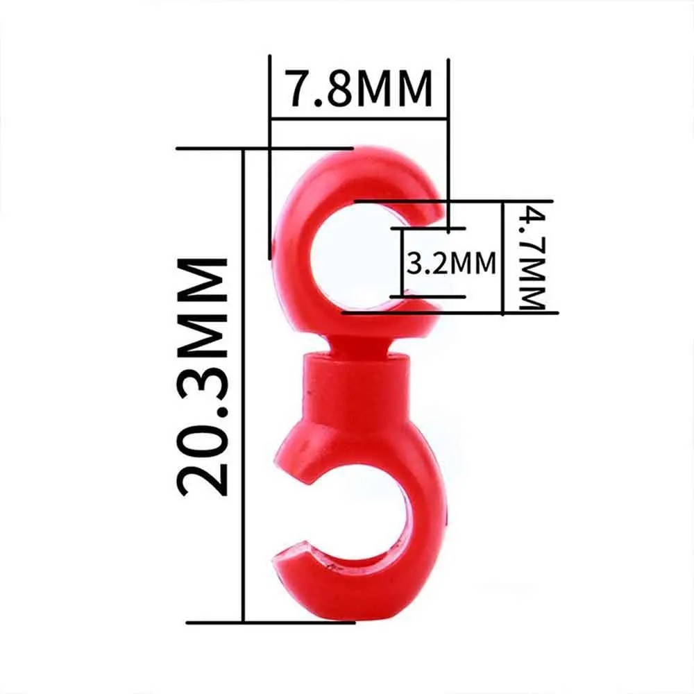 Universal Bicycle Cable Clip S Hook Rotating Wire Hose Organizer 10PCS