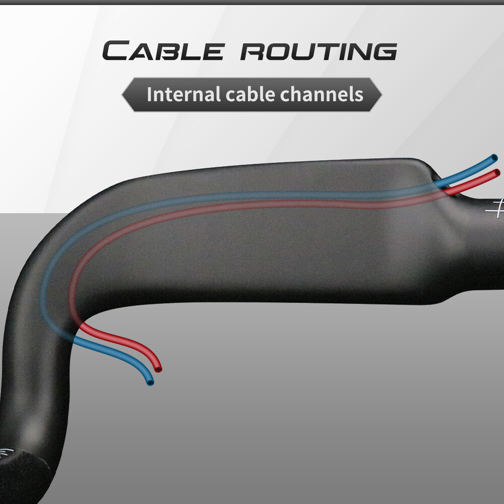 road carbon drop handlebar 31.8 inner routing racing bike bent bar USA stock