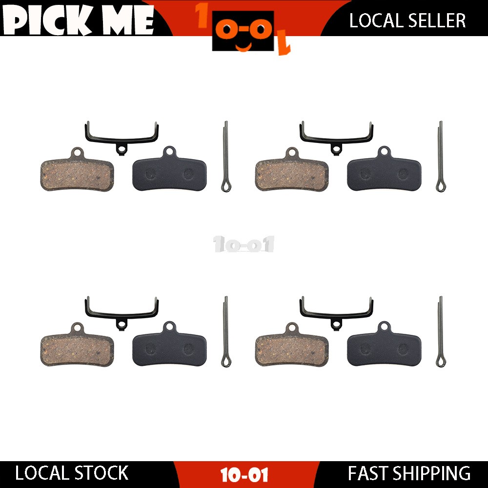 4 Pairs Organic Bicycle Bike Disc Brake Pads For TRP DHR EVO HD-M845 HD-M846