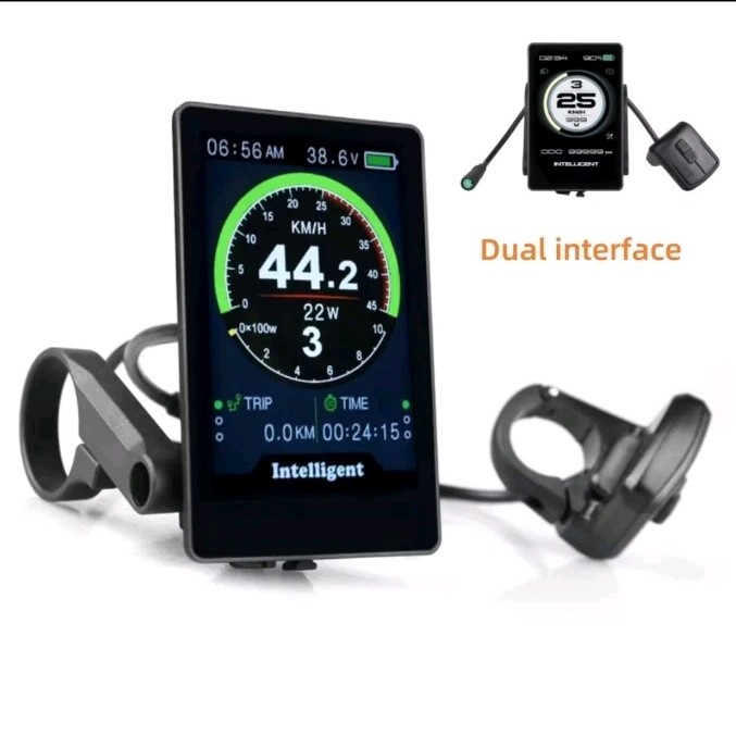 860C Display Colorful LCD for BAFANG Mid Dvive Motor UART BBS02 BBSHD Ebike