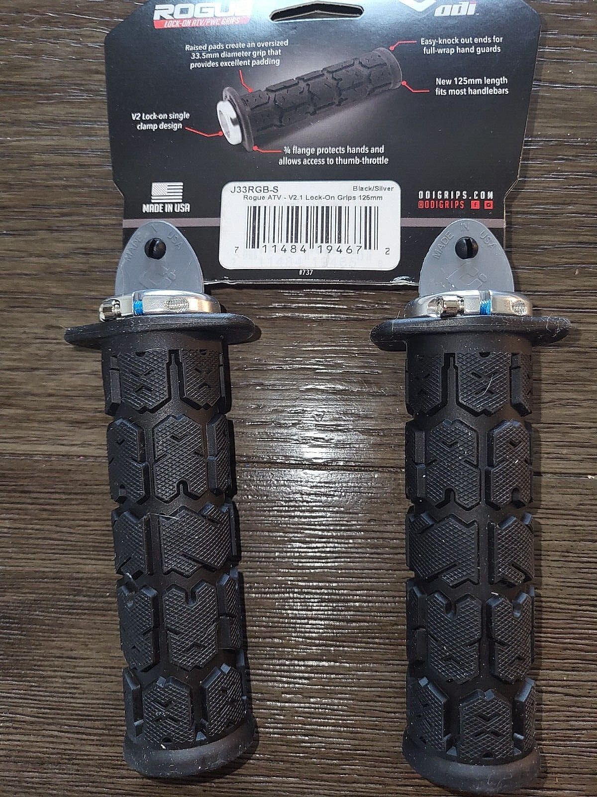 ODI ROGUE LOCK ON GRIPS, WARRIOR, BLASTER, BANSHEE, YFZ, YFZ450R, RAPTOR,GRIZZLY