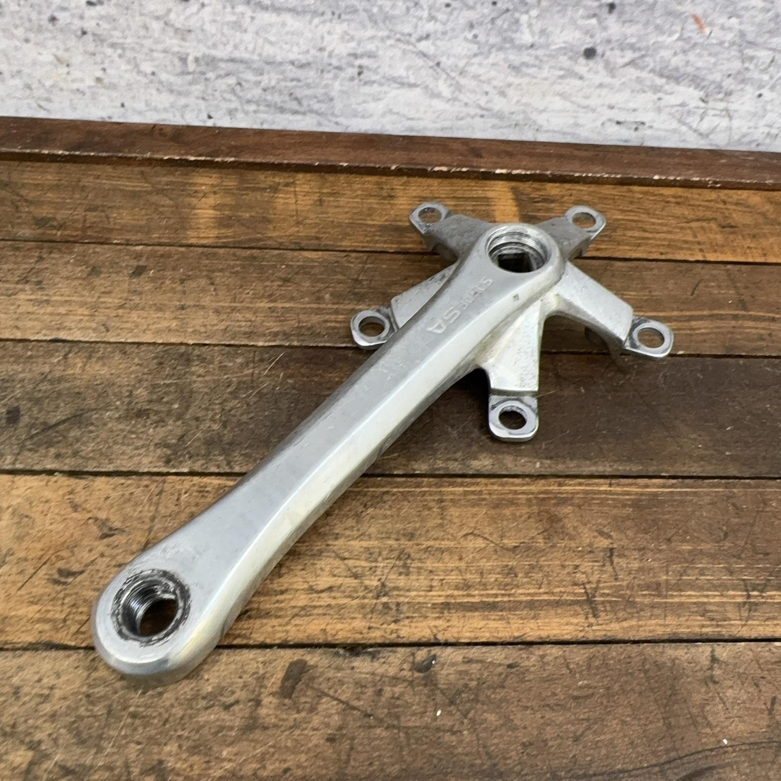 Vintage Sakae SA Crank Arm RIGHT 170mm 110 BCD Square Taper Silver Double