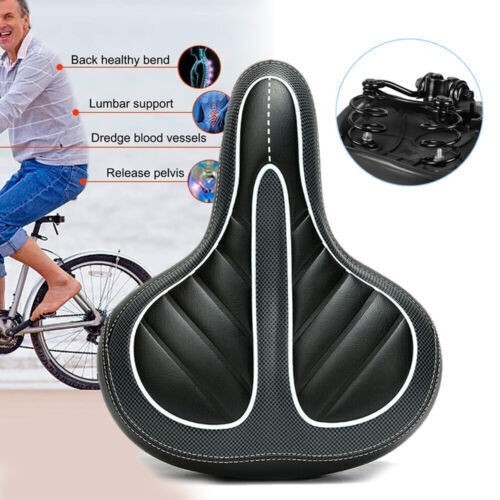 Comfort Wide Big Bum Soft Gel E-bike Bicycle Bike Saddle Seat Air Cushion Pad