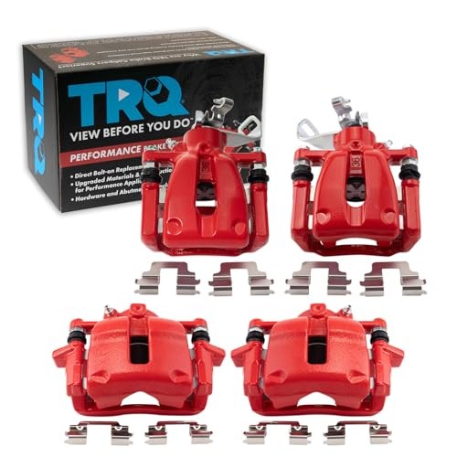 Performance Front and Rear Brake Caliper Set Caliper Brackets Hardware