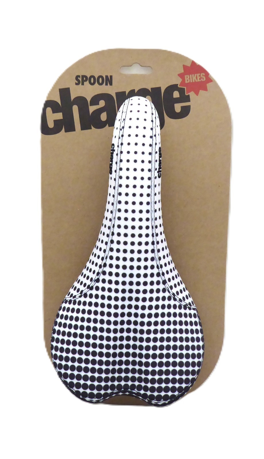 Charge Bikes Spoon saddle, CrMo -Dot Fade