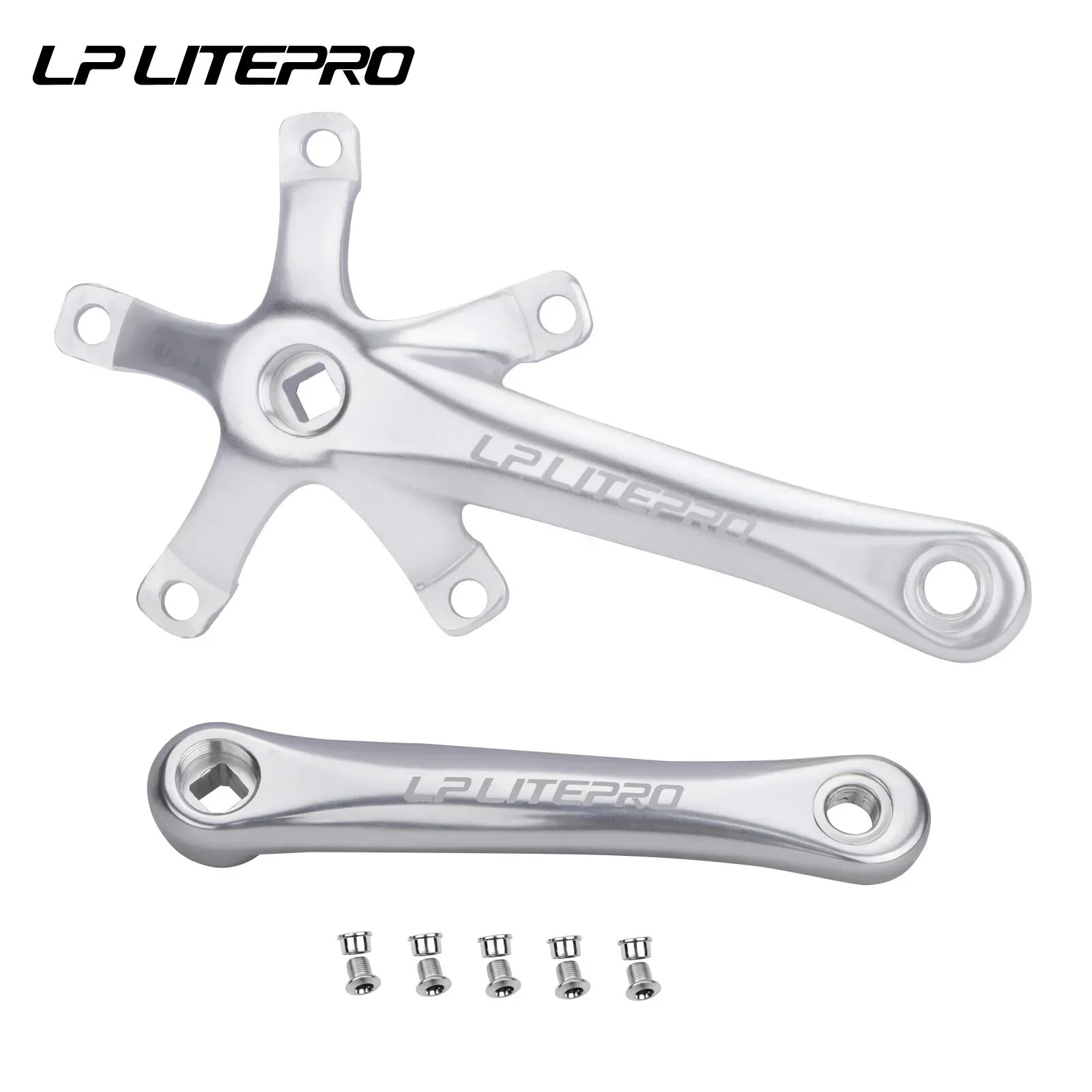 170mm Gravel Road Bike Crank Arm 130 BCD 45T 47T 53T 56T 58T Chainring Crankset