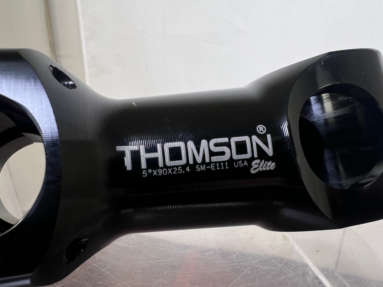 Thomson Elite Threadless Bicycle Stem SM-E111 90mm 25.4mm 5° Rise 1-1/8” Black