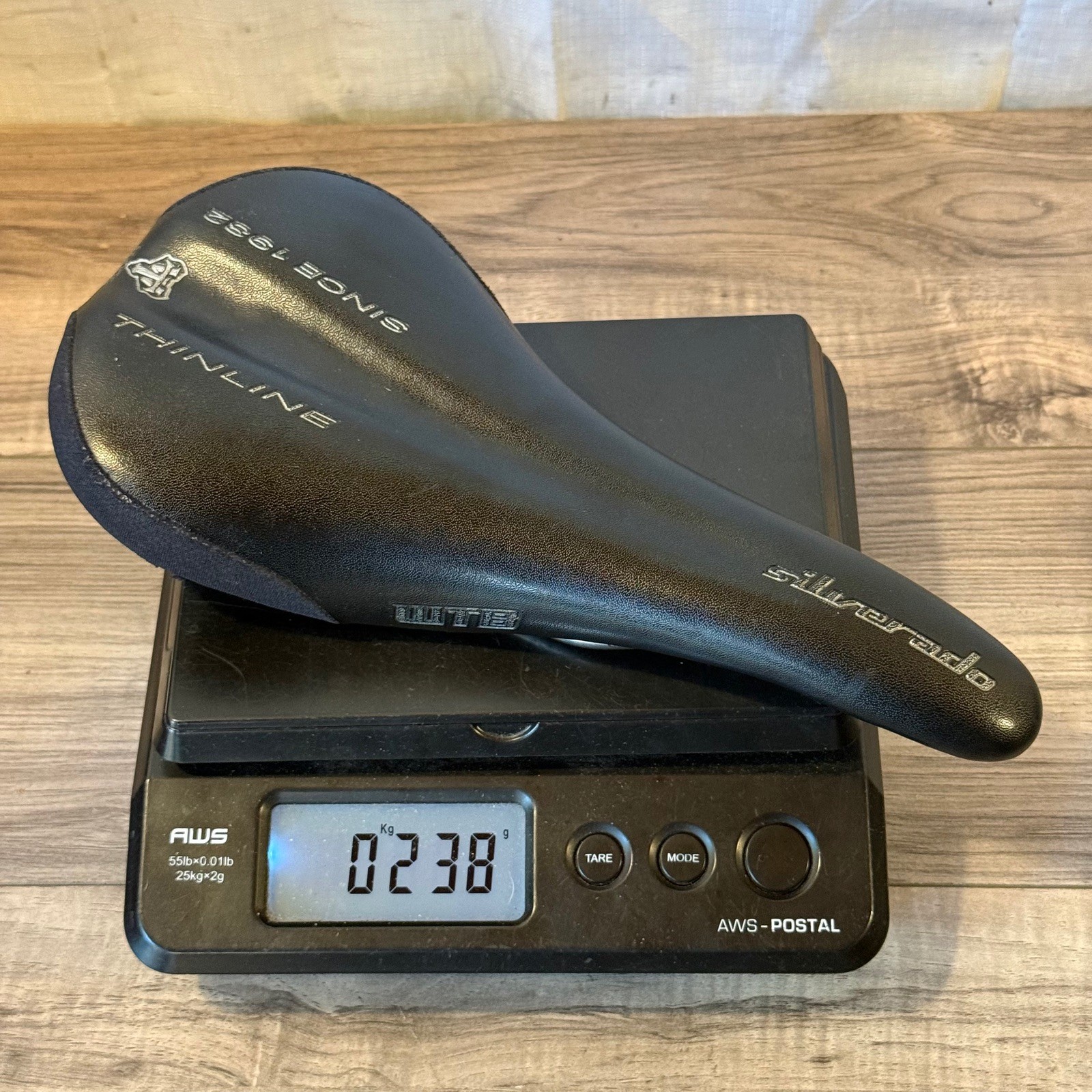 WTB Silverado Thinline NiCro Rail Black Leather Saddle 133 x 280