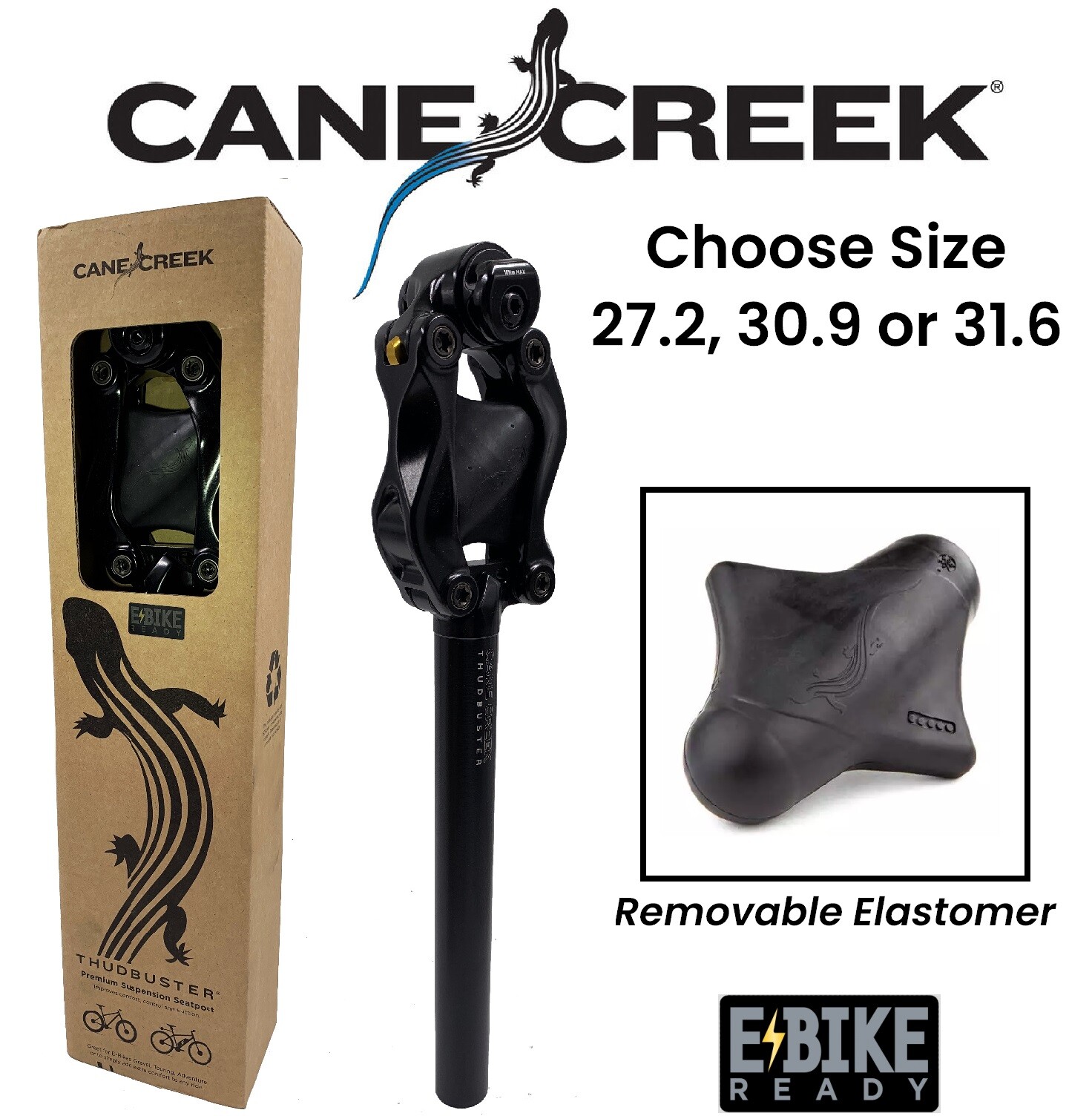 Cane Creek Thudbuster G4 LT 90mm Long Travel Shock Seatpost 27.2/ 30.9/ 31.6